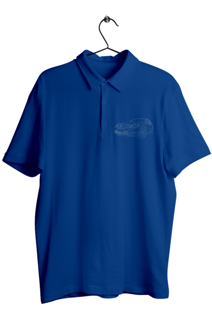 Men`s polo with prints car Mercedes. Auto, mercedes. 2070702