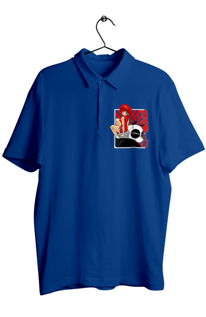 Men's polo with prints Ranma 1/2. Action movie, anime, comedy, manga, mystic, ranma, romance, shampoo. 2070702