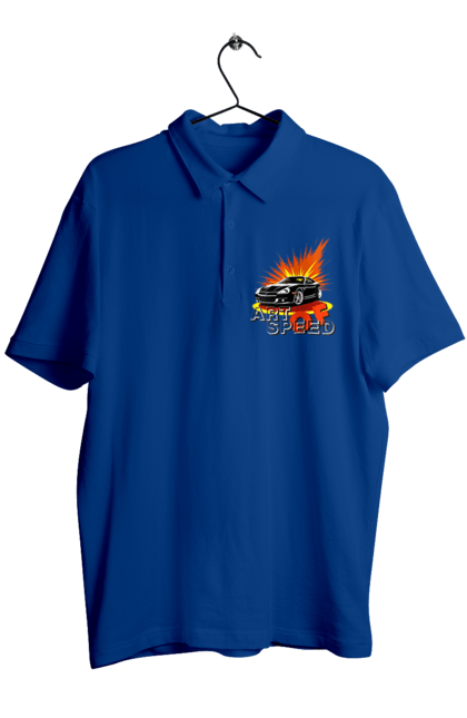 Men`s polo with prints Speed. Auto, auto, car, race, speed. 2070702