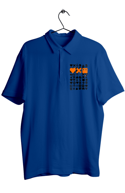 Поло чоловіче з принтом "Роботизація". Robot, життя роботів, код, код машин, кохання машин, любов роботів, роботи та кохання, роботи у житті, роботизоване кохання. 2070702