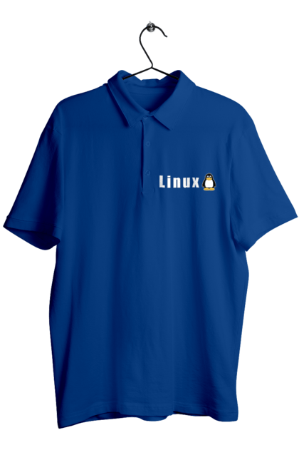 Поло чоловіче з принтом "Linux". Linux, адміністратор, айті, айтішник, безкоштовна, безкоштовно, білий, вільна, доступність, комерційна, незалежність, операційна система, ос, пінгвін, програміст, програмне забезпечення, свобода, сервер, сисадмін, система, системний адміністратор, софт, текст. 2070702