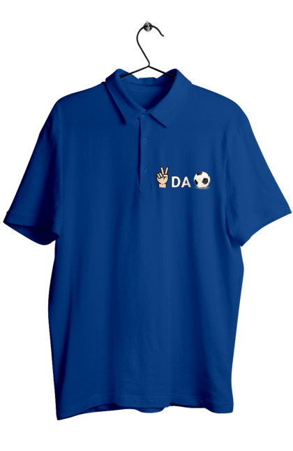 Поло чоловіче з принтом "Ребус піс да бол". Гумор, мем, писдабол, прикольна, ребус, смішна. 2070702