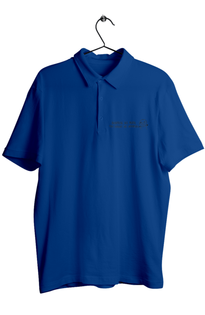 Men`s polo with prints Driver Without Math, Black. Automaton, driver, inscription, soldier. 2070702