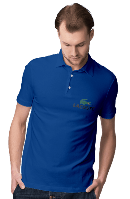 Поло чоловіче з принтом "Лакоста". Lacoste, коста лакоста, крокодил, лакост, лакост лого, лакоста, лакоста оригинал, лакосте. PrintMarket - інтернет-магазин одягу та аксесуарів з принтами плюс конструктор принтів - створи свій унікальний дизайн