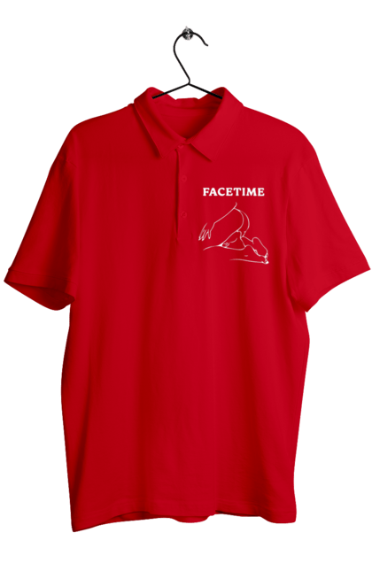 Поло чоловіче з принтом "Фейстайм". Вульгарна, гумор, прикольна, смішна, фейстайм. 2070702
