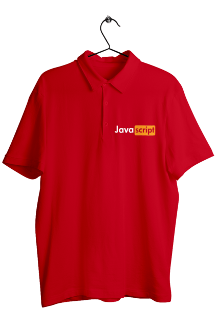 Men`s polo with prints Java Script. Code, developer, git hub, it specialist, java, javascript, php, porn hub, programmer, python. 2070702