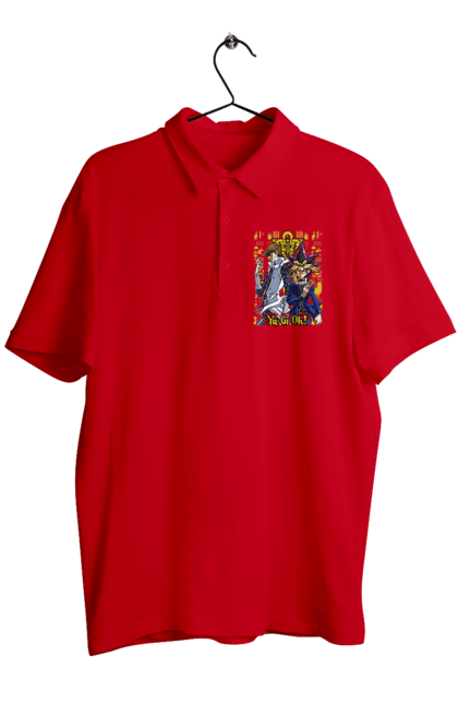 Men's polo with prints Yu Gi Oh! Seto Kaiba. Anime, manga, player, seto kaiba, shareholder, yu gi oh, yugio. 2070702