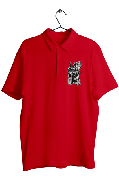 Men's polo with prints The Predator. Alien, cinema, film, predator, thriller. 2070702