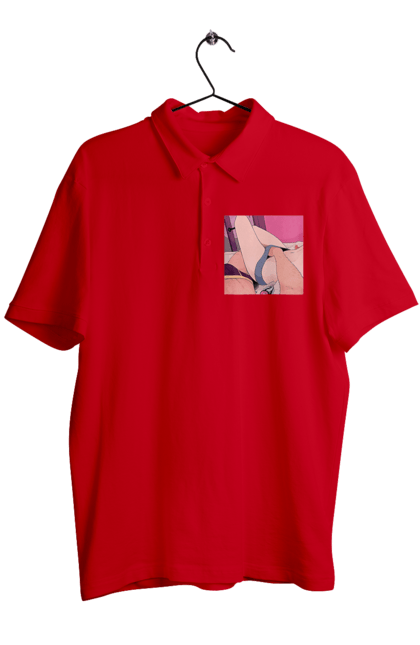 Поло чоловіче з принтом "Чоловіча Рука В Жіночих Трусиках". Гра, ліжко, труси. 2070702