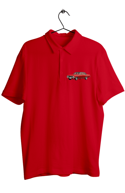 Men`s polo with prints Auto.3. Auto, old car, photo, professional photo. 2070702