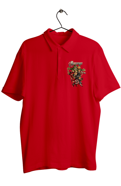 Поло чоловіче з принтом "Герої Nintendo". Animal crossing, donkey kong, kirby, legend of zelda, nintendo, pokemon, герої з ігор, луїджі, маріо, мультики, принцеса піч. 2070702