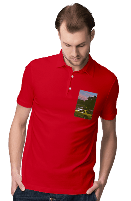 Поло чоловіче з принтом "Авто". 2022, авто, автомобілі, механик, стиль. 2070702