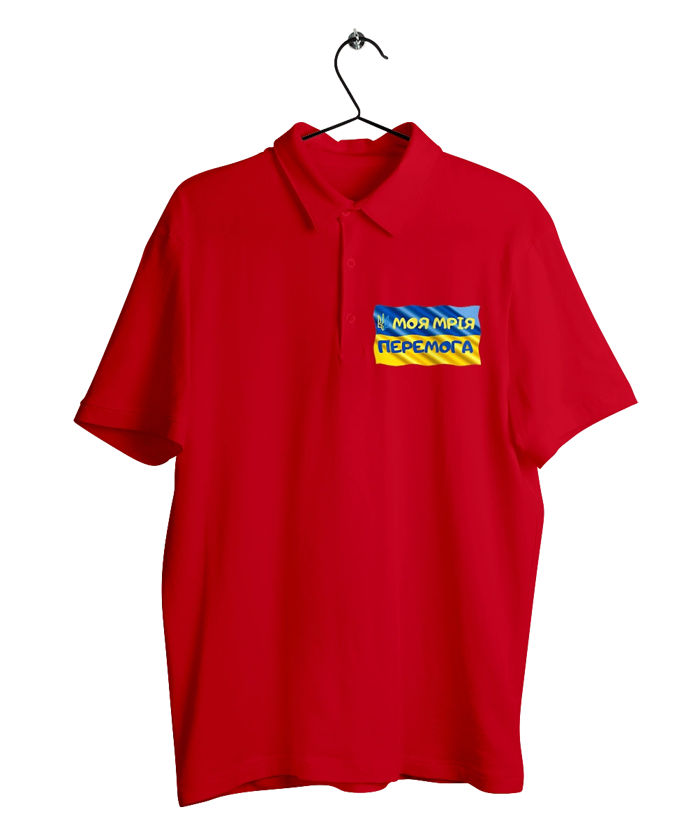 My dream is victory. the flag of Ukraine. Emblem of Ukraine