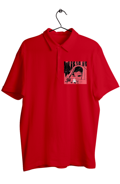 Поло чоловіче з принтом "69 В Палатці". 69, ведмідь, ліс, палатка, секс. 2070702