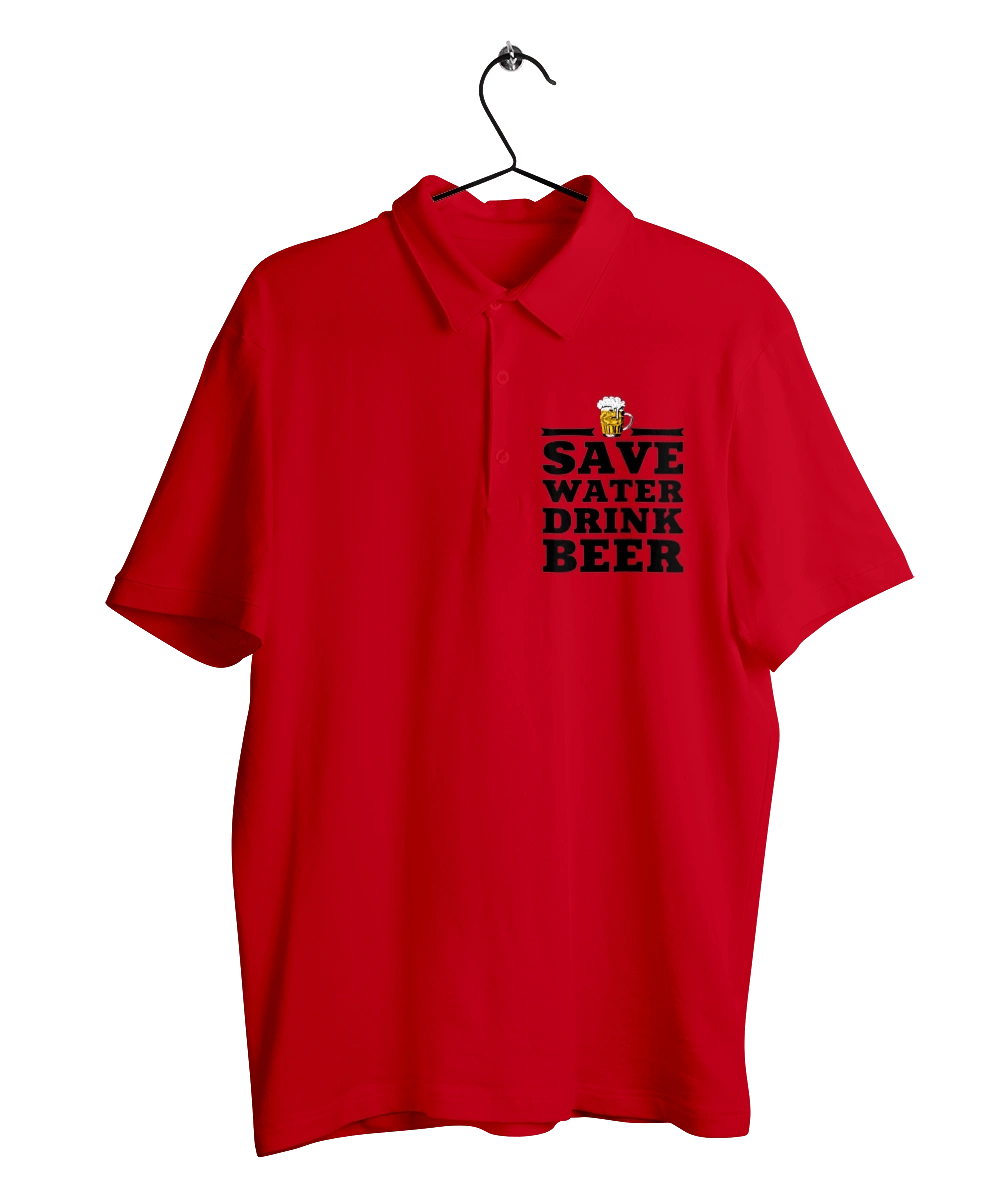 Save water, drink beer (black)