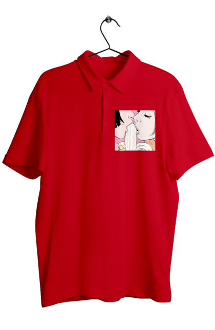 Поло чоловіче з принтом "Дівчата Їдять Банан". Лизати, смоктати. 2070702