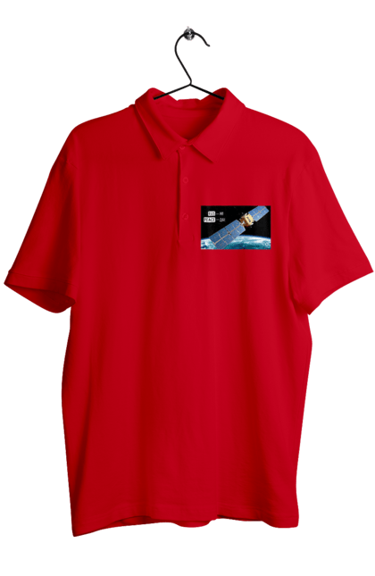 Поло чоловіче з принтом "Комсос за донати". Війна, допомога армії, карти, космос, переможемо, притула, русні пизда, супутник за донати, фантастика. 2070702