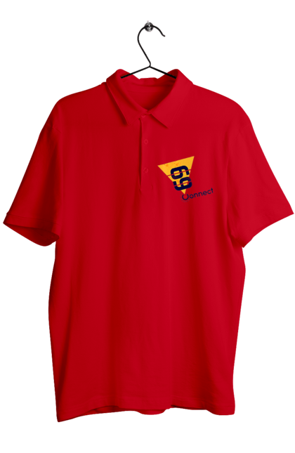 Поло мужское с принтом 69  есть контакт. Контакт, прикол, секс, шутка. 2070702