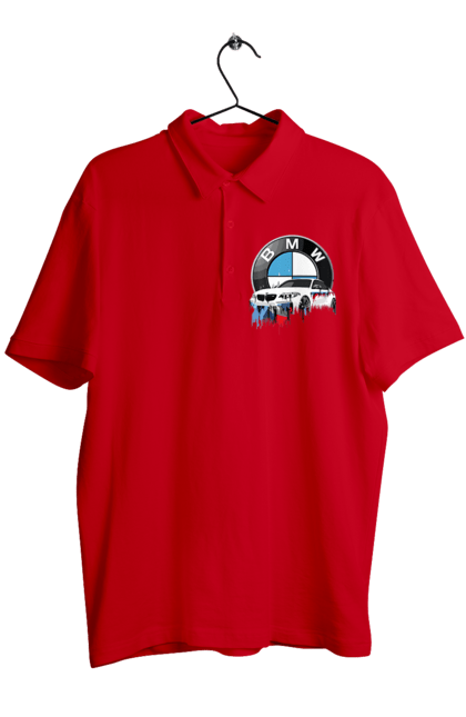 Men`s polo with prints BMW. Auto, bmw, bmw fan, fan club. 2070702