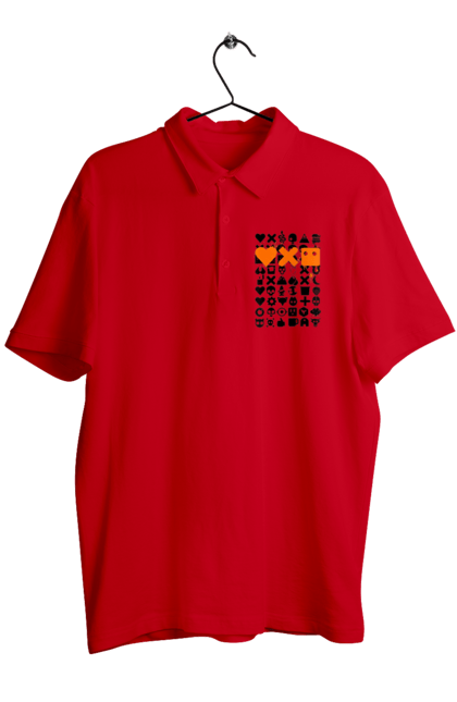 Men`s polo with prints Robotization. Code, life of robots, love cars, love robots, machine code, robot, robotic love, work and love, work in life. 2070702