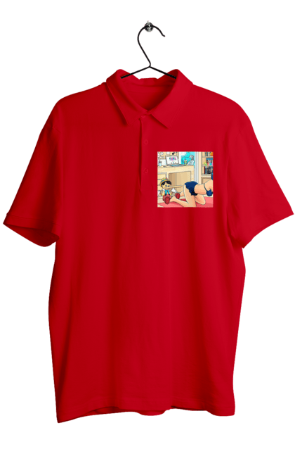 Поло чоловіче з принтом "Буратіно У Дорослій Казці". Бетмен, буратіно, гола, поцілунок, прикол. 2070702