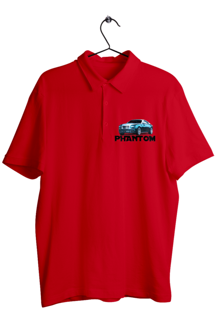 Поло чоловіче з принтом "Ролс ройс". Авто, автомобіль, люкс клас, ролс ройс, седан, фантом. 2070702