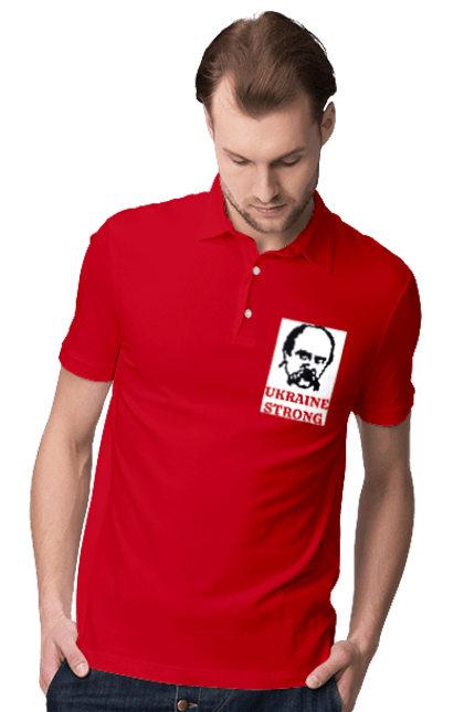 Men`s polo with prints Taras Shevchenko 2070702