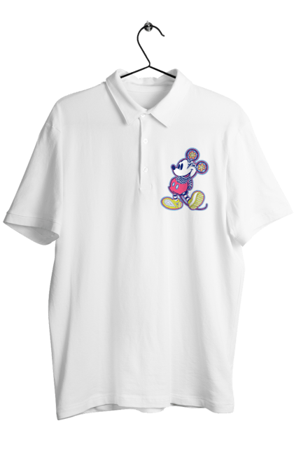 Поло чоловіче з принтом "Міккі Маус". Mickey mouse, дісней, міккі, міккі маус, мультфільм. CustomPrint.market