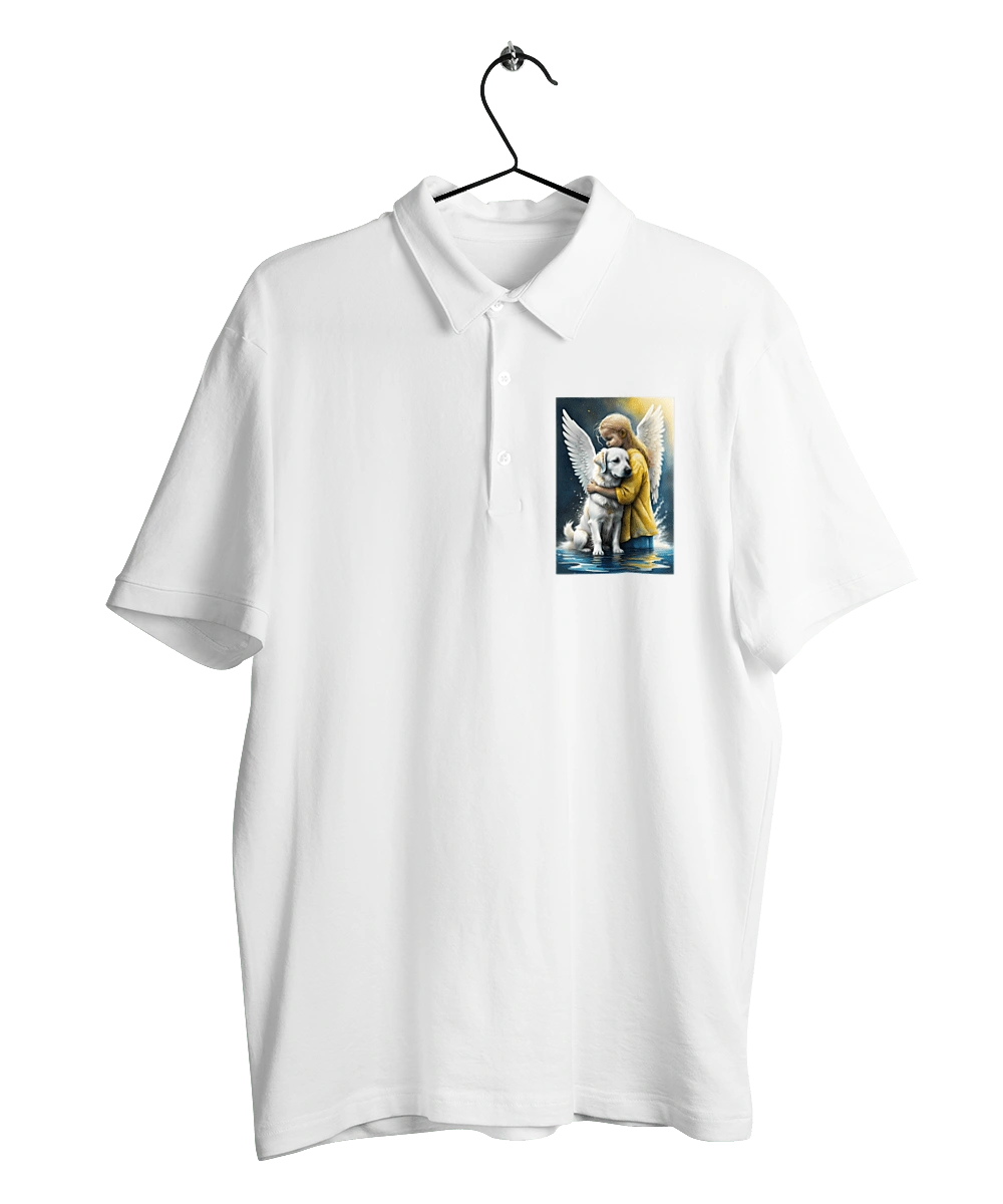 Дівчинка та собака ангел [память загиблим тваринам]