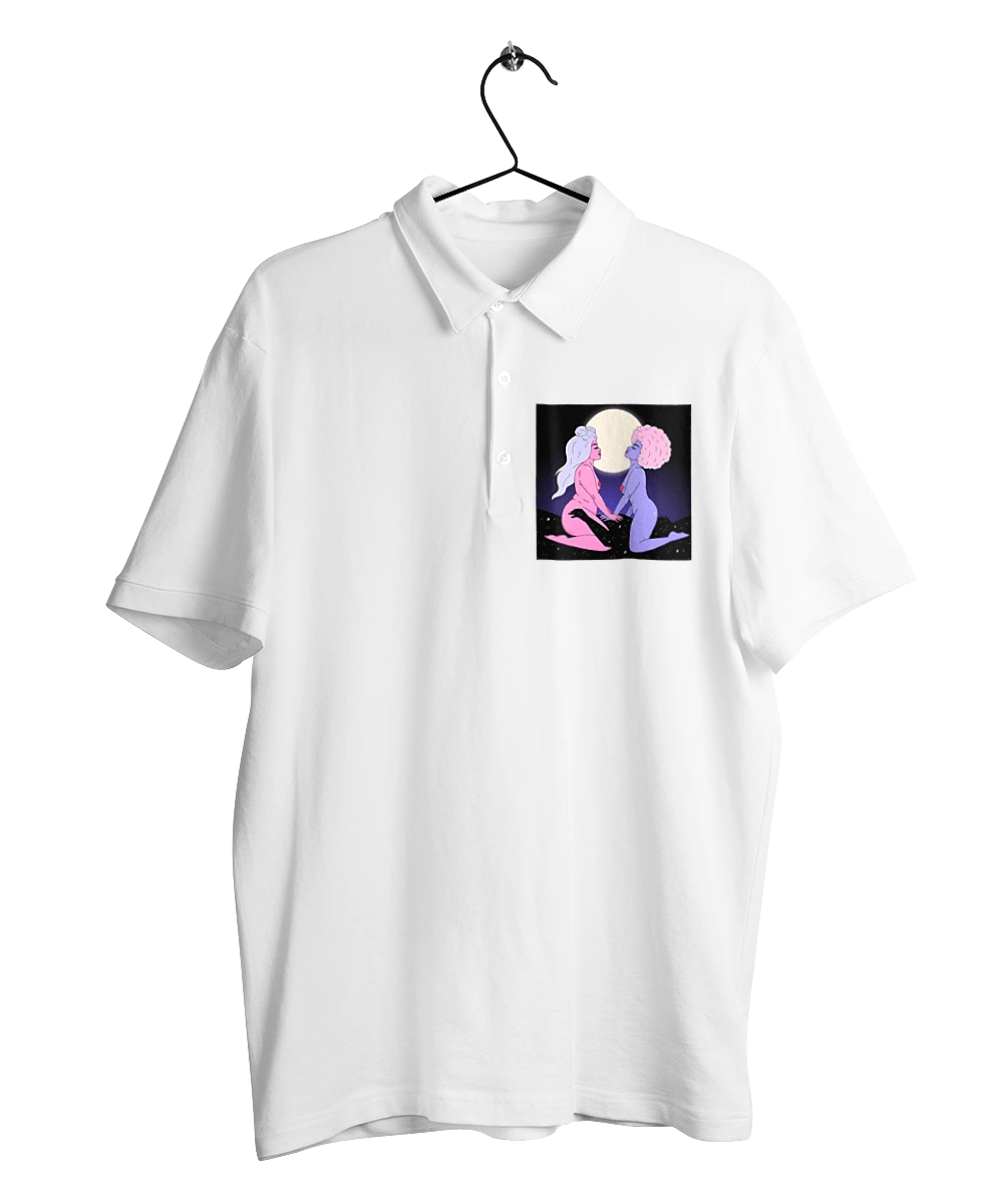 Two Aliens And The Moon