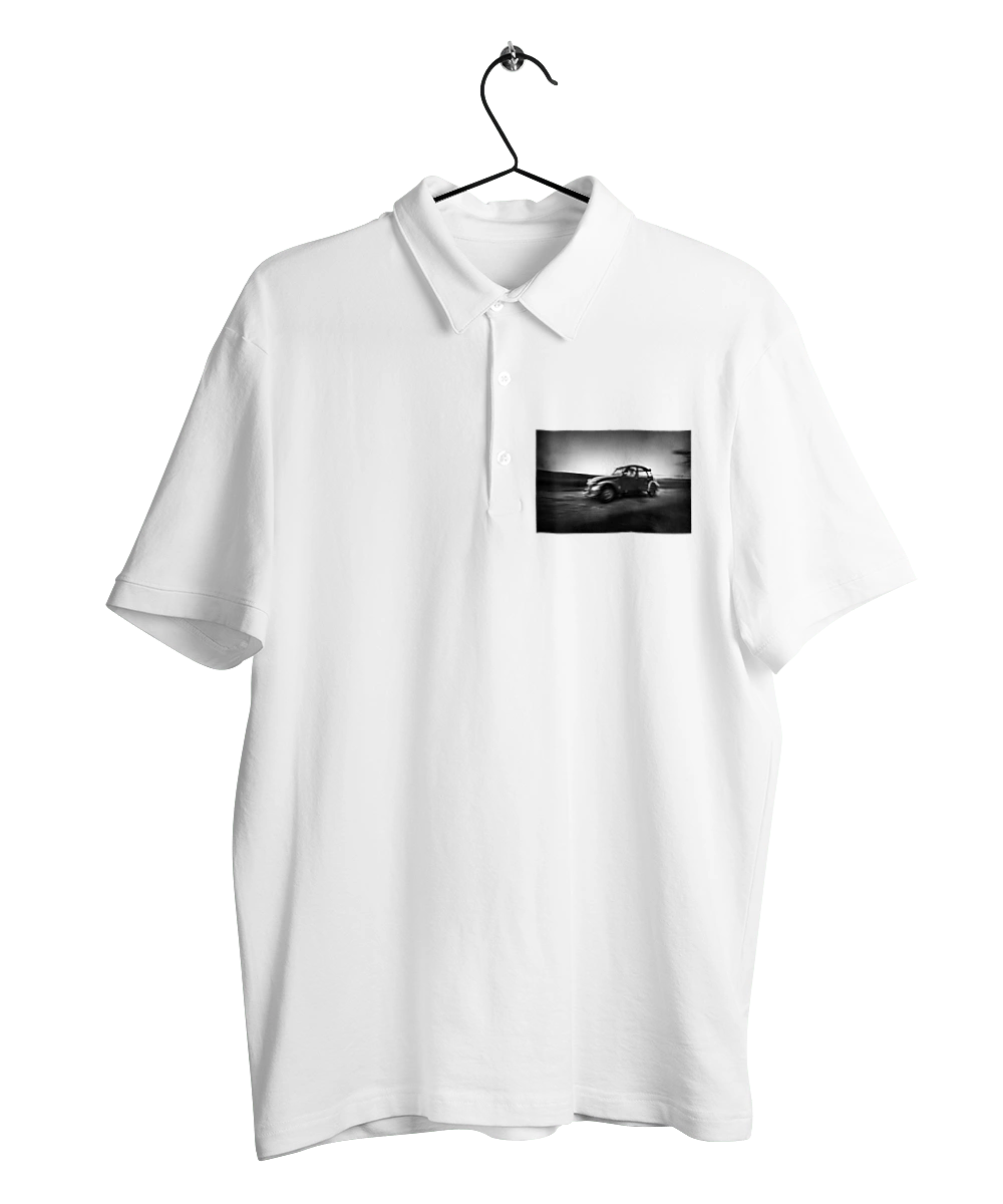 Retro car black and white