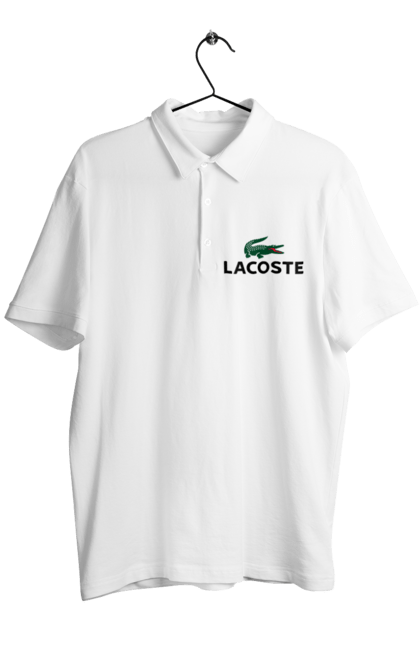 Поло чоловіче з принтом "Лакоста". Lacoste, коста лакоста, крокодил, лакост, лакост лого, лакоста, лакоста оригинал, лакосте. PrintMarket - інтернет-магазин одягу та аксесуарів з принтами плюс конструктор принтів - створи свій унікальний дизайн