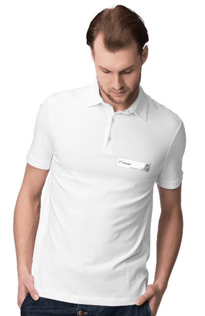 Поло чоловіче з принтом "Я не робот". Angular, c, css, html, it, javascript, jquery, php, python, react, svelt, vue, айтишник, айті, гумор, код, кодувати, прогер, програміст, програмісти, ти ж, ти ж програміст, тиж програміст. 2070702