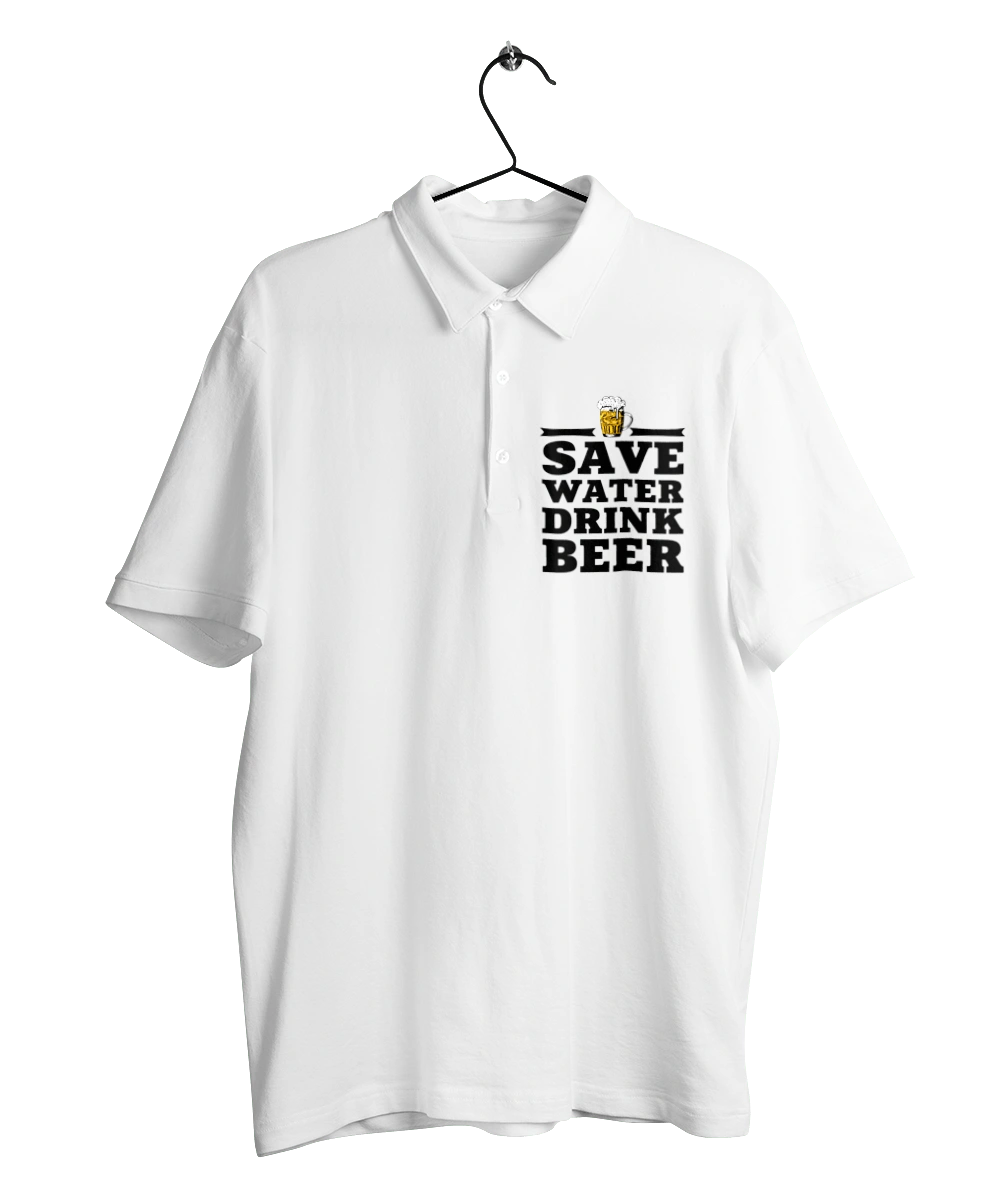 Save water, drink beer (black)