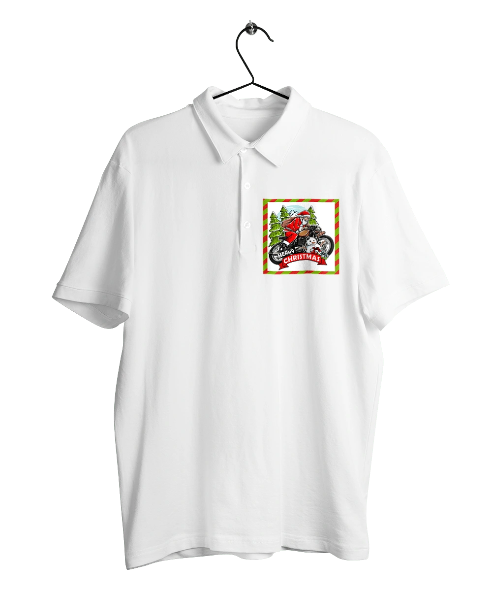 Santa on a motorcycle