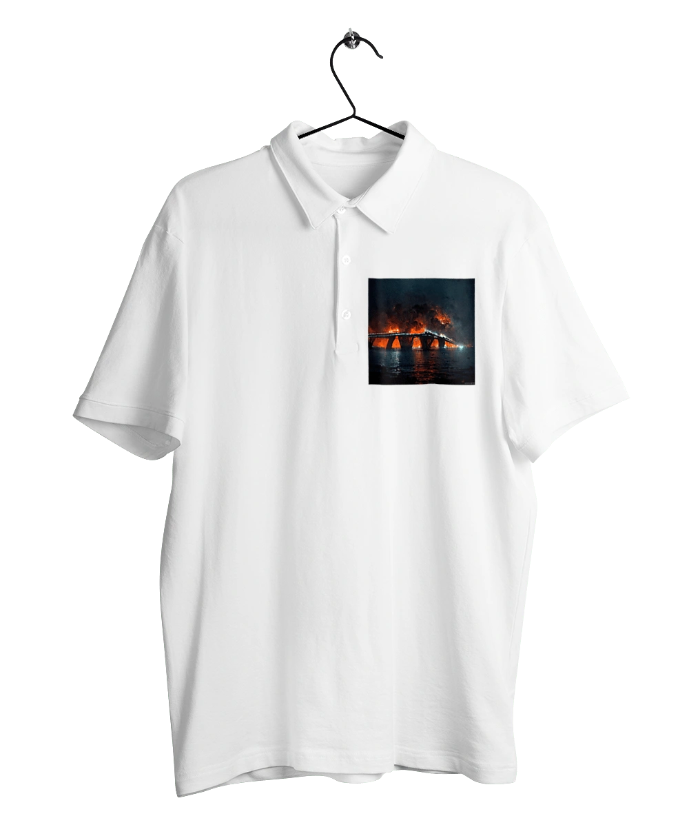 The Crimean bridge is on fire