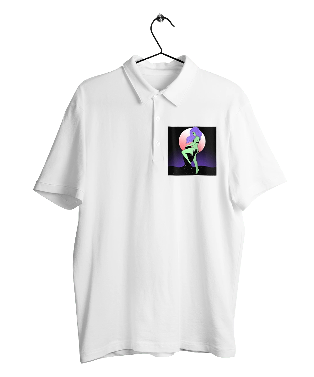 Зелена Дівчина І Місяць