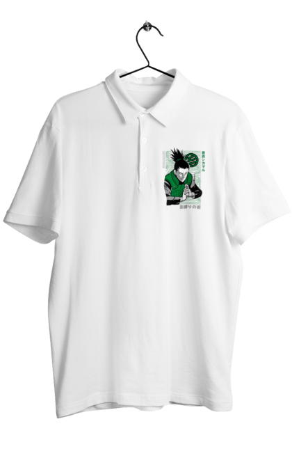 Men's polo with prints Shikamaru. Anime, manga, naruto, shikamaru, shikamaru nara. 2070702