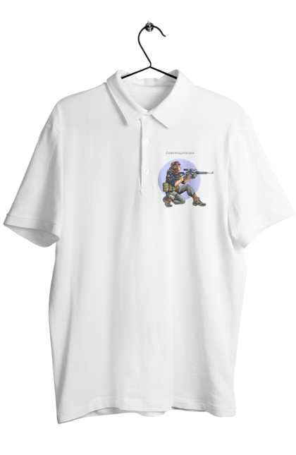 Поло чоловіче з принтом "Сєверодонецьк". Аграрії, арестович, буча, війна, герб україни, герої, зелений, зупиніть війну, иди нахуй, ірпінь, київ, кім, маріуполь, мир, мрія, ні війні, одеса, орда, орки, привид києва, птн пнх, путін хуйло, російський військовий корабель, слава україні, україна, харків, чорнобаївка. 2070702