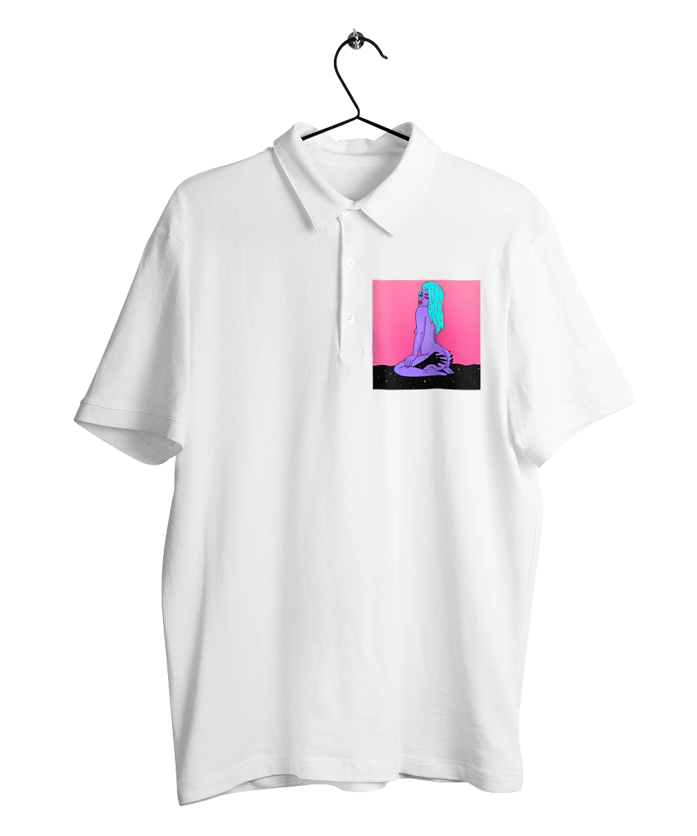 Purple Girl In Hands