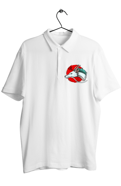 Men's polo with prints Spirited Away Haku. Dragon, haku, spirited away, studio ghibli. 2070702