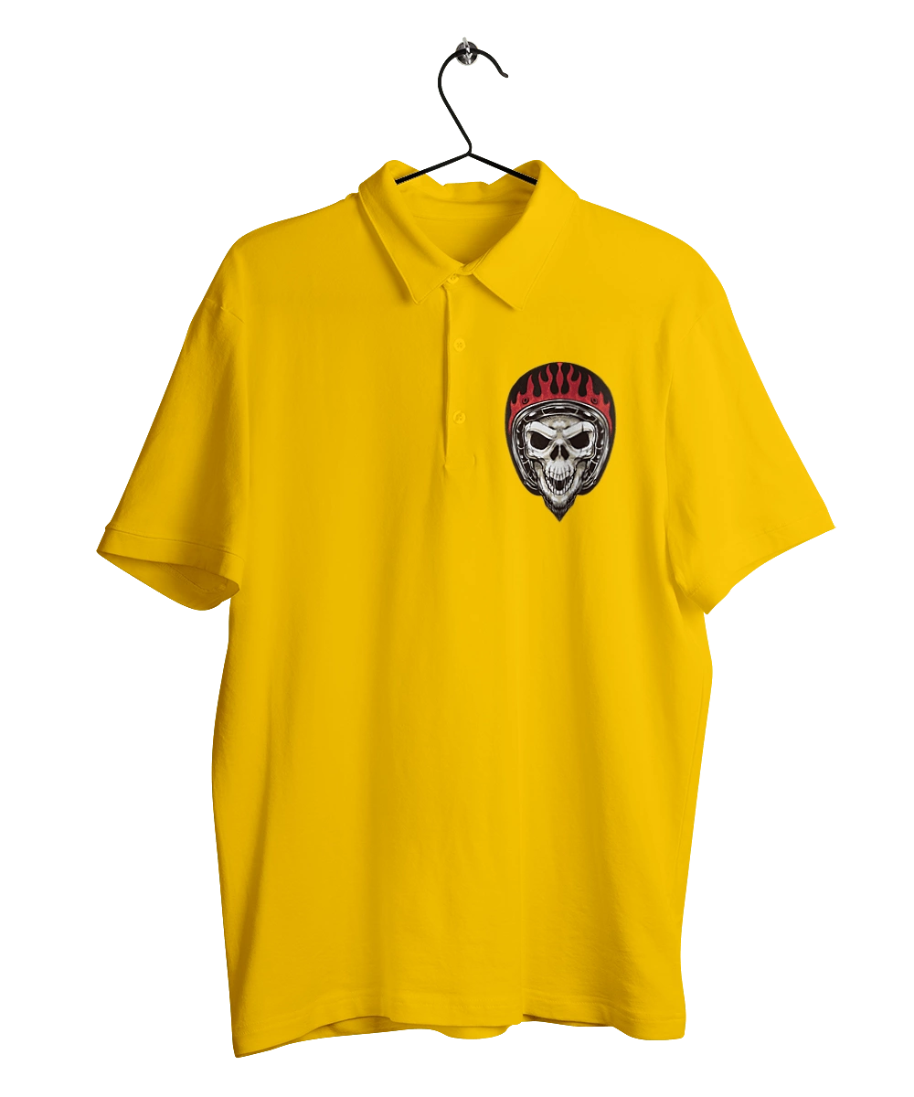 Череп в мотошоломі