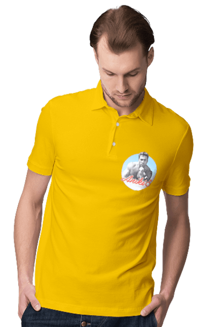 Поло чоловіче з принтом "Біллі Херрінгтон". Аніки, біллі, біллі херрінгтон, гачі, гачімучі, гумор, прикольна, херрінгтон. 2070702