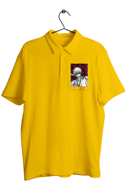 Men's polo with prints Bleach Ichigo Kurosaki. Anime, bleach, ichigo, ichigo kurosaki, manga. 2070702