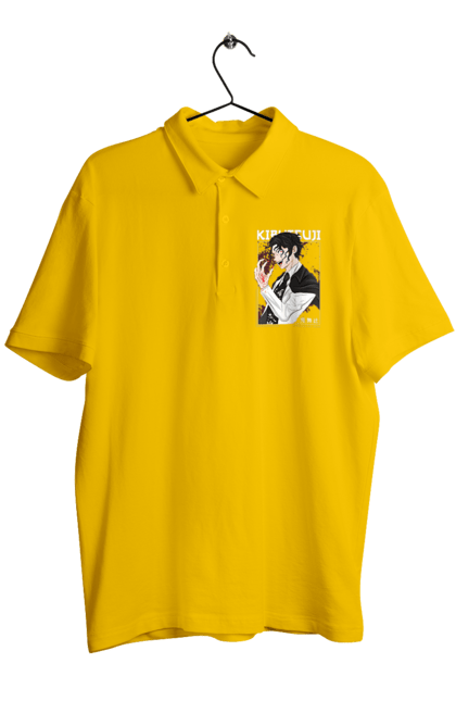 Men's polo with prints Demon Slayer Muzan. Anime, demon slayer, eternal paradise faith, kimetsu no yaiba, manga, muzan, twelve kizuki, upper rank six. 2070702