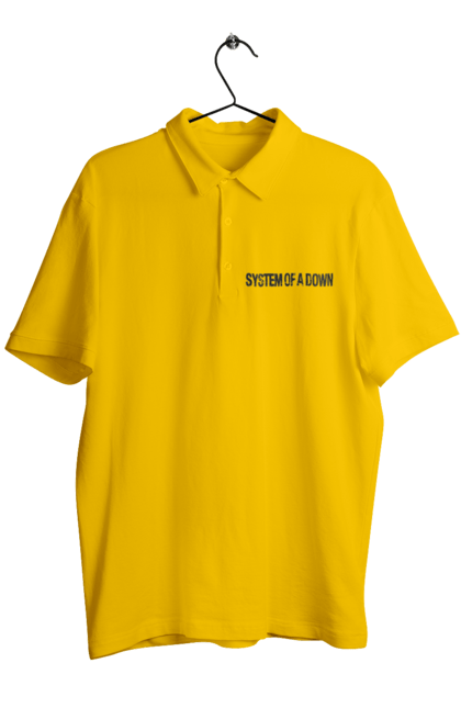 Men's polo with prints System of a Down. Alternative metal, group, hard rock, heavy metal, metal, music, nu metal, progressive metal, rock, soad. 2070702