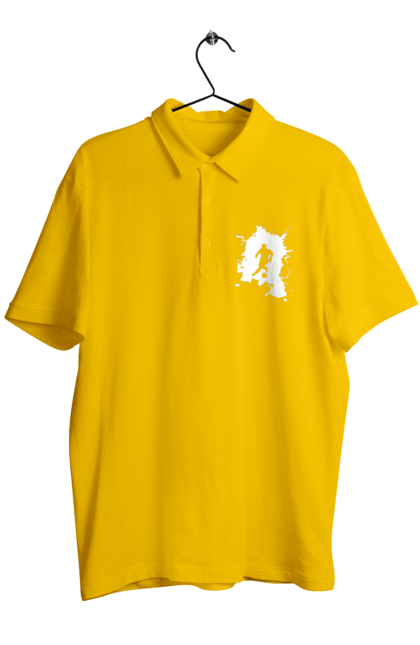 Поло мужское с принтом Мы больны футболом. Ворота, гол, мяч, победа, сборная, спорт, турнир, украина, футбол, чемпионат. 2070702