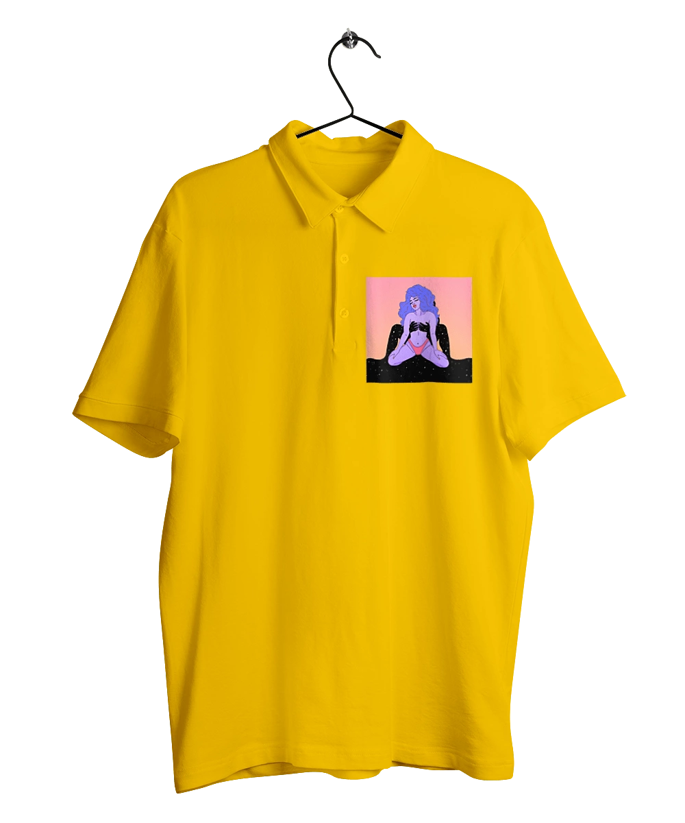 Фіолетова Дівчина В Трусиках