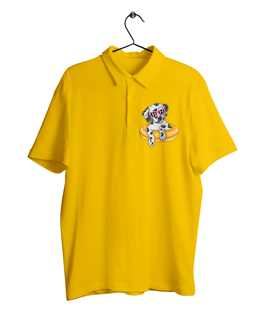 Dalmatian Swims In A Circle