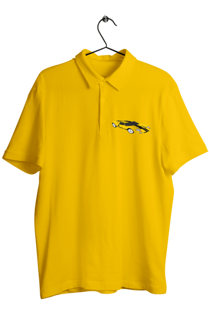 Men`s polo with prints Auto. Auto, house, race, speed, sports car. 2070702